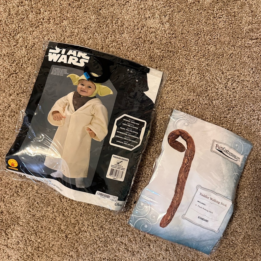 Star Wars Yoda Toddler Costume - White and Green